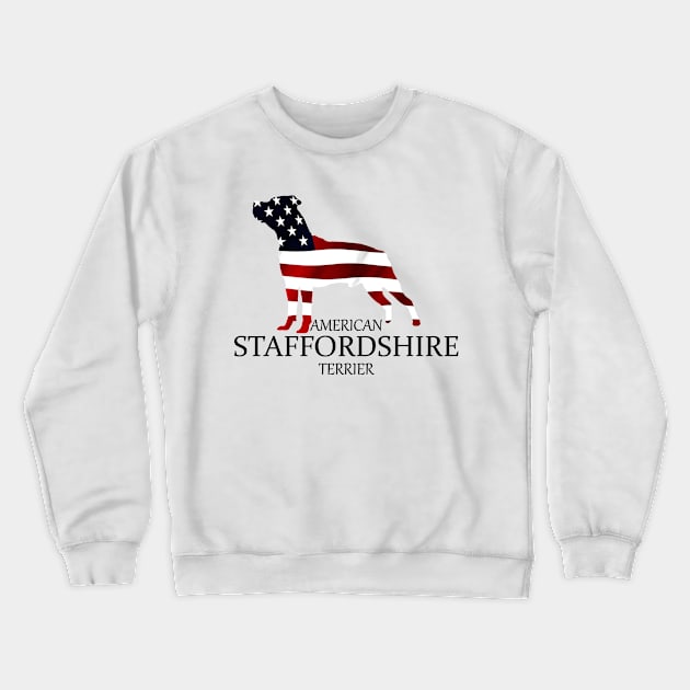 American Staffordshire Terrier Crewneck Sweatshirt by Monstershirts